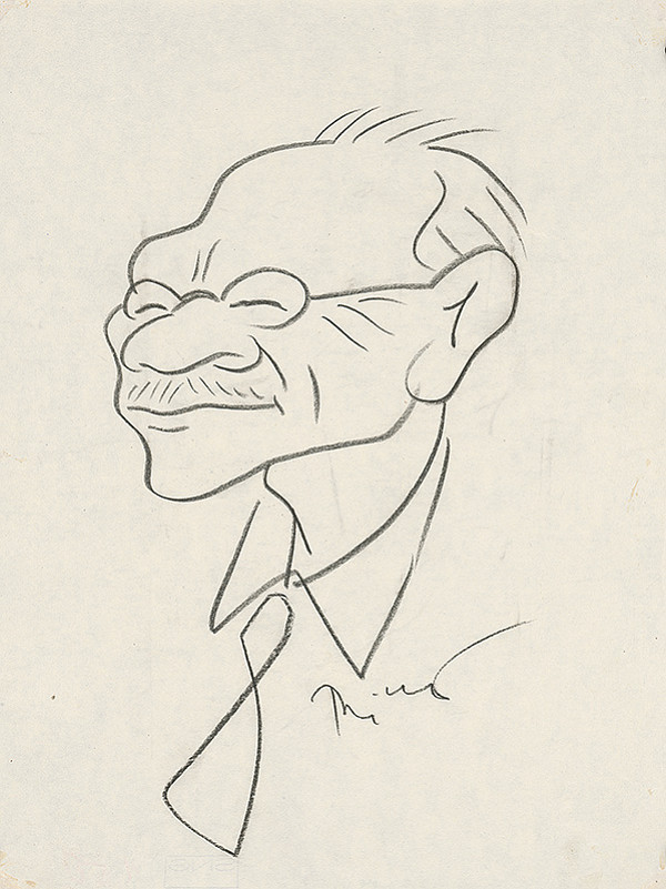 Alexander Richter – Caricature of Prof. Dr. Wagner 