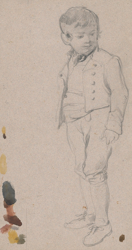 Friedrich Carl von Scheidlin – Štúdia chlapca 