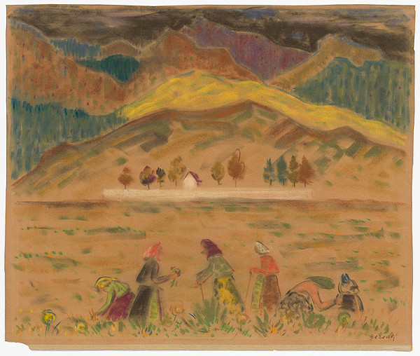 Miloš Alexander Bazovský – Krajina pri Veličnej 