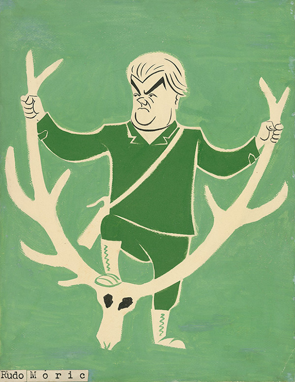 Alexander Richter – Karikatúra Ruda Mórica 