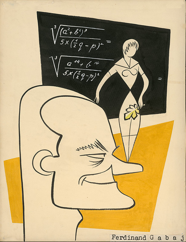 Alexander Richter – Karikatúra Ferdinanda Gabaja 