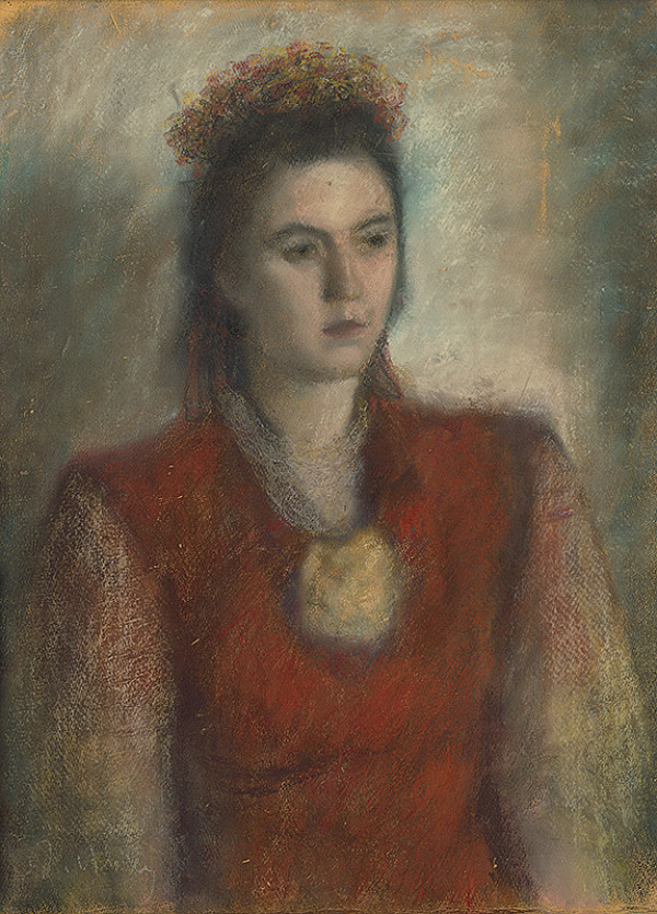 Janko Alexy – Dievča v červenej blúzke 