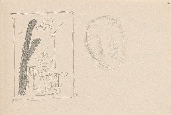 Mikuláš Galanda – Skicár s rôznymi štúdijnými kresbami 