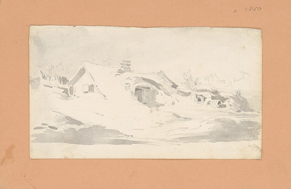 Friedrich Carl von Scheidlin – Chalupa pod snehom 