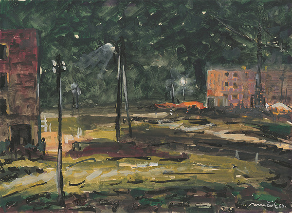 Július Nemčík – Noc nad Šacou 