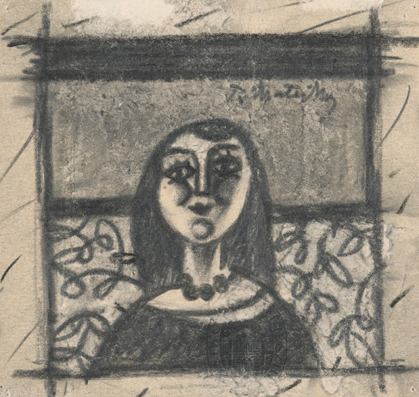 Peter Matejka – Head Study of a Woman with a Necklace 