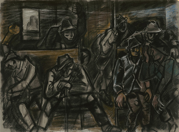 Bertalan Pór – Going to Work 