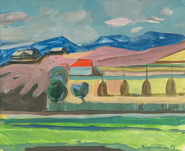 Bedrich Hoffstädter – Krajina so stohami sena 