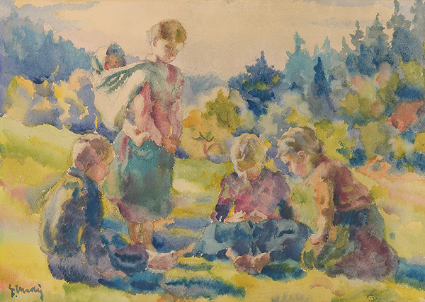 Gustáv Mallý – Hrajúce sa deti 