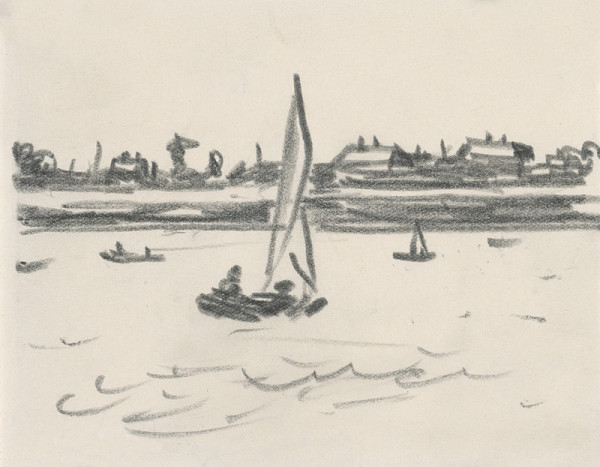 Peter Matejka – Study of Sailboats V. (Senec Motif) 