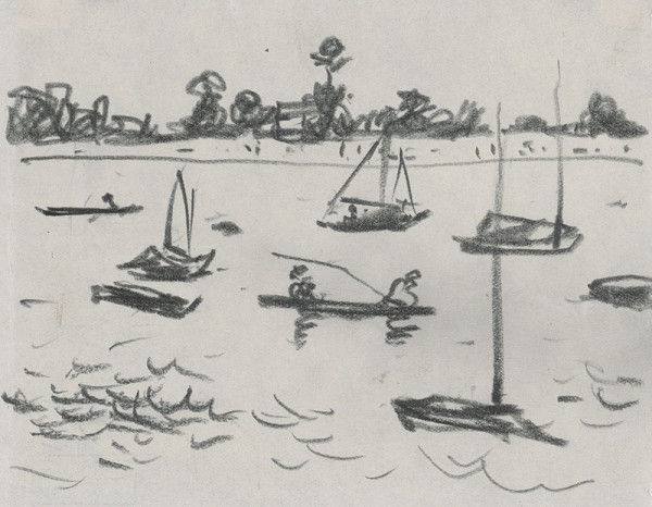 Peter Matejka – Study of Sailboats VI. (Senec Motif) 