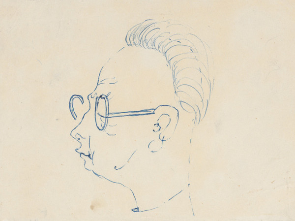 Imrich Weiner-Kráľ – Autokarikatúra I. 