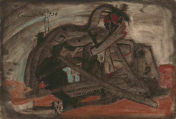 Ladislav Čemický – Abstraktná kompozícia 