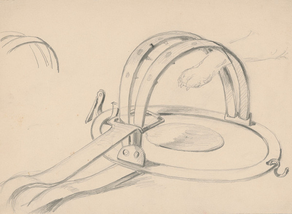 Friedrich Carl von Scheidlin – Železná pasca na lesnú zver 