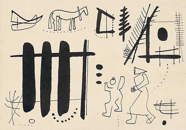 Vladimír Kompánek – Kompozícia s matkou a deckom 