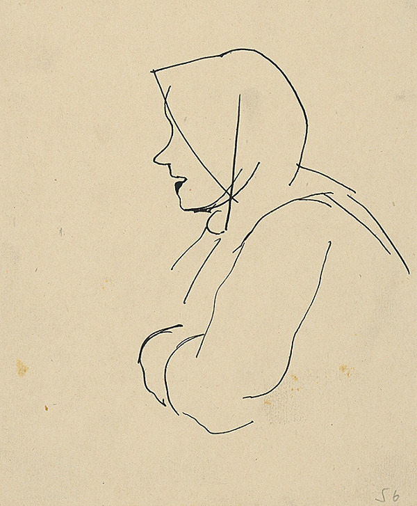 Vladimír Kompánek – Profil starej ženy 