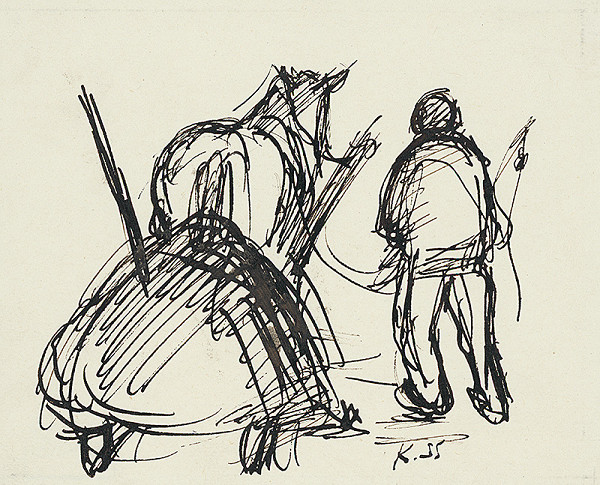 Vladimír Kompánek – Rozvážanie hnoja II. 