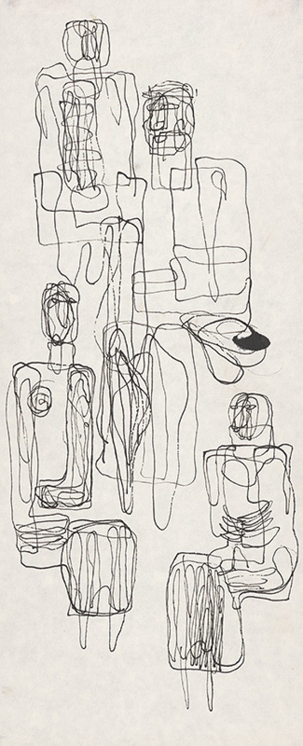 Milan Paštéka – Seated Figures 