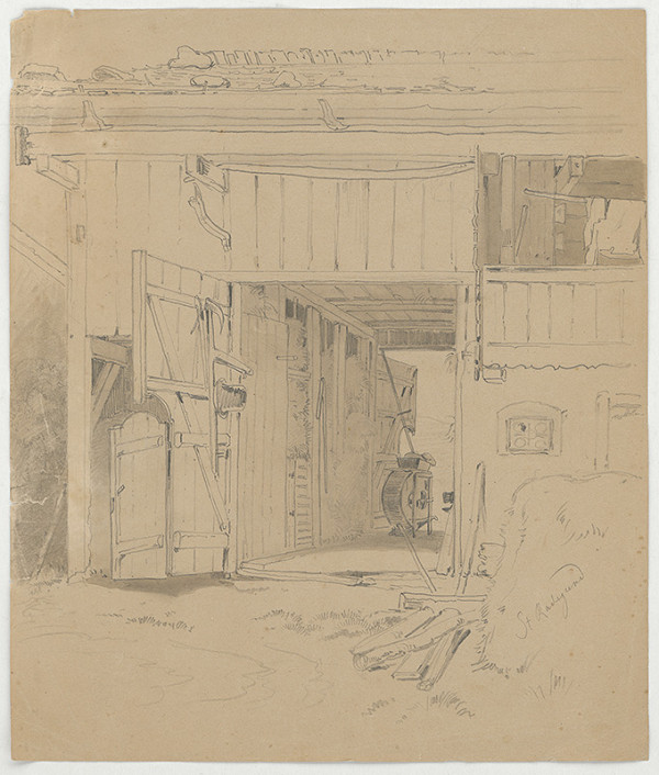 Friedrich Carl von Scheidlin – Behind the Barns 