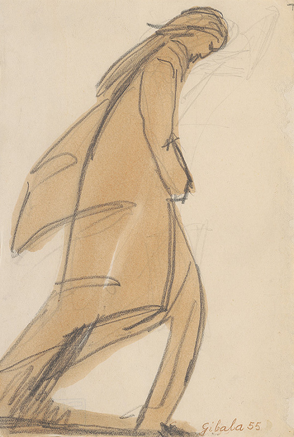 František Gibala – Štúdia k pomníku Janka Kráľa 