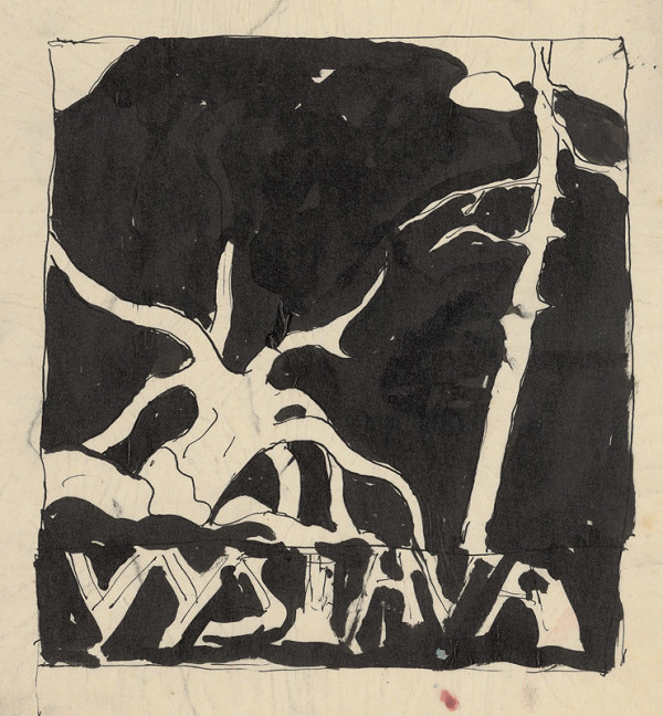 Zolo Palugyay – Náčrt k výstavnému plagátu 