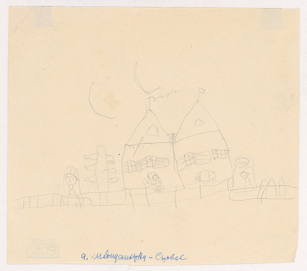 Ladislav Mednyánszky – Houses  in the Woods 