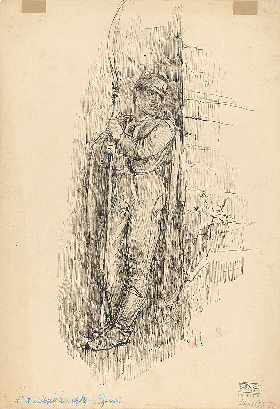 Ladislav Mednyánszky – Štúdia sedliackeho povstalca 