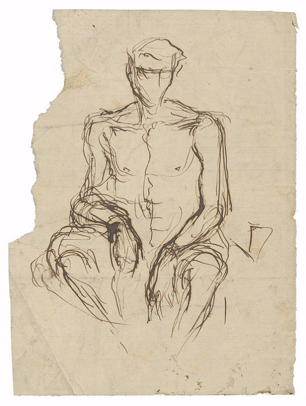 Ladislav Mednyánszky – Figurálny náčrt 