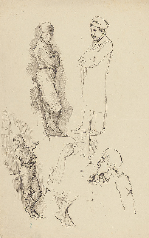 Ladislav Mednyánszky – Figurálne štúdie 