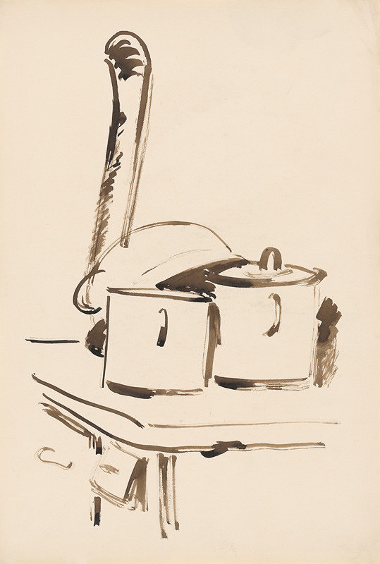 Miloš Alexander Bazovský – Kitchen Still Life 