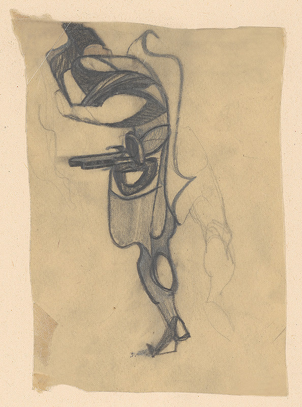 Ján Novák – Štúdia k obálke J.Jánošíka III. 