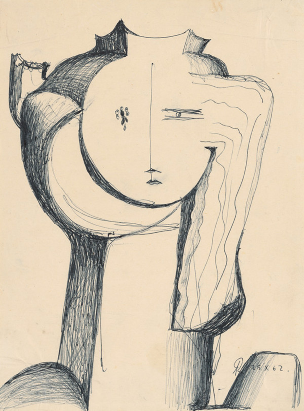 Andrej Rudavský – Hlava ženy II. 