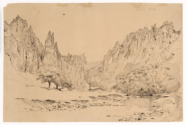 Ladislav Mednyánszky – Súľovské skaly 