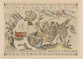 Martin Benka – Hajuše, beluše... Ilustrácia k slov.uspávanke - IX. 