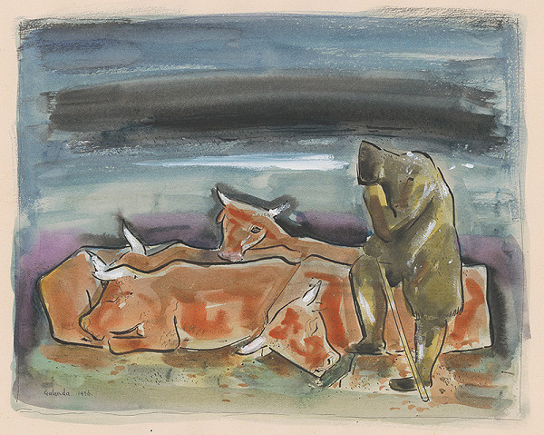 Mikuláš Galanda – Večer na pastve 