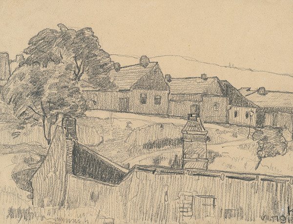 Július Koreszka – Dedinský motív 