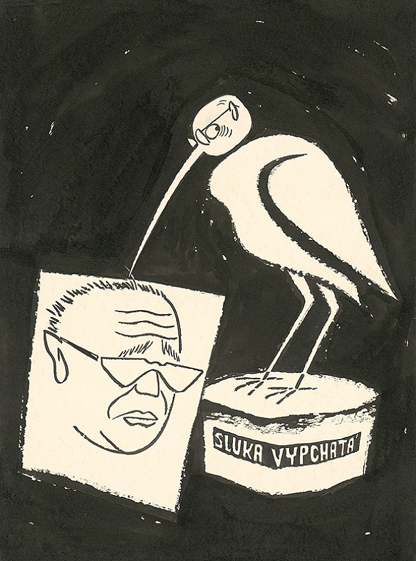 Alexander Richter – Karikatúra maliara Ladislava Gudernu 