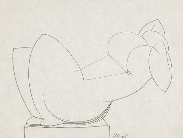 Rudolf Uher – Ležiaci akt 