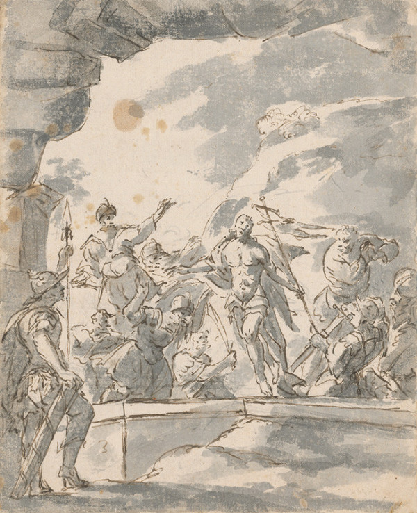 Stredoeurópsky maliar z konca 17. storočia – Zmŕtvychvstanie Krista 