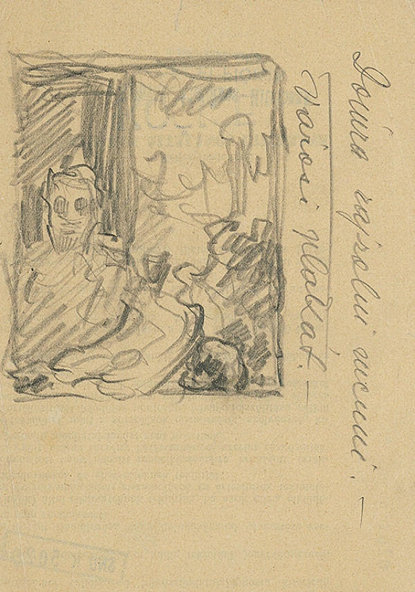 Elemír Halász-Hradil – Štúdia k plagátu 