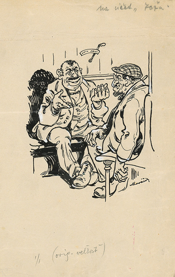 Andrej Kováčik – Satirická kresba pre časopis II. 