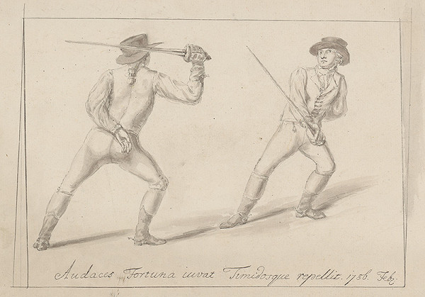 Autor z 18. storočia – Šermiari 