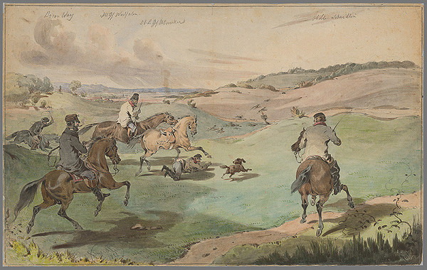 Friedrich Carl von Scheidlin – Na lov 