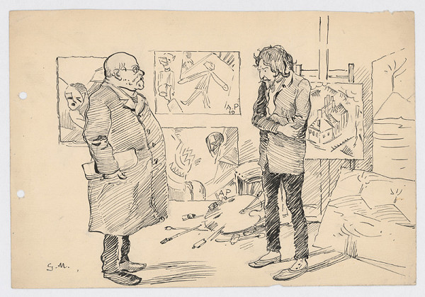 Gustáv Mallý – Dvaja znalci umenia 