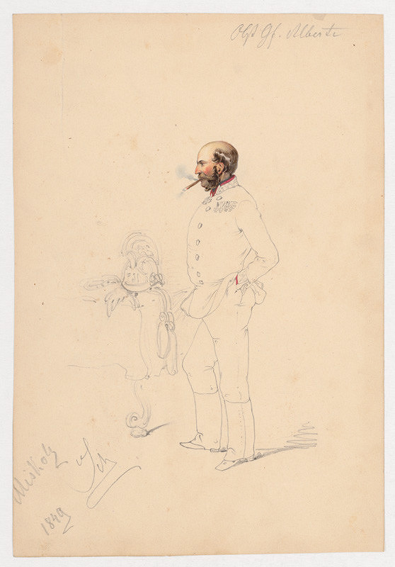 Friedrich Carl von Scheidlin – Man with a Cigar 