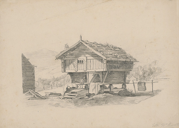 Henriette Jetti Wittmann – In front of a Cottage 