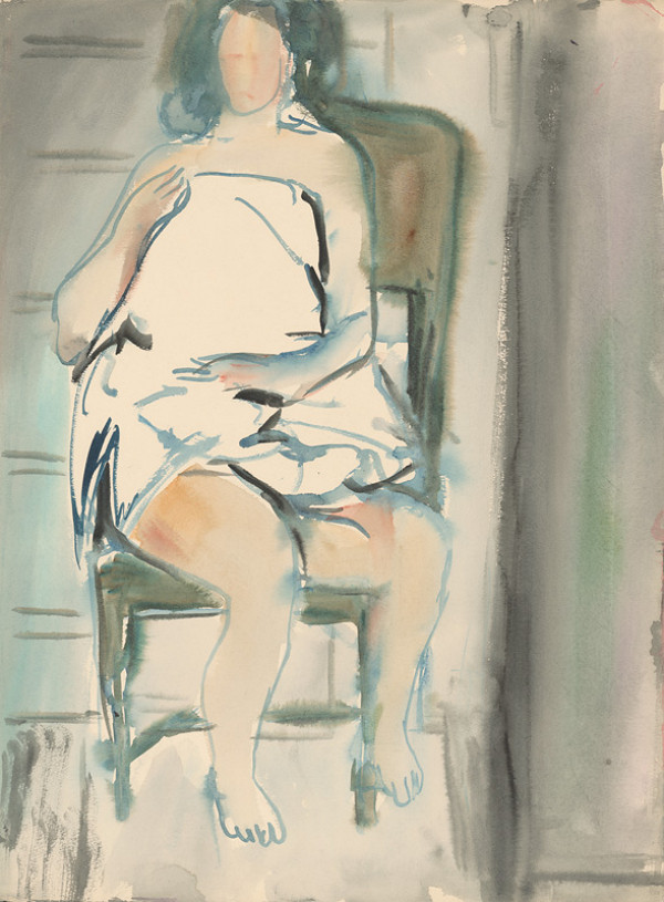 Jozef Šturdík – Sediace dievča na stoličke 