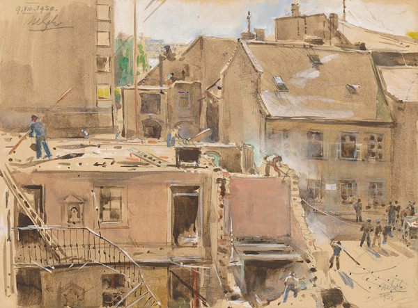 Maximilián Schurmann – Demolition of an Old House 