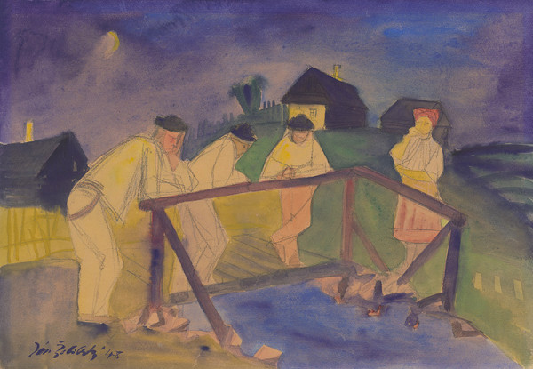 Ján Želibský – Evening in Heľpa 