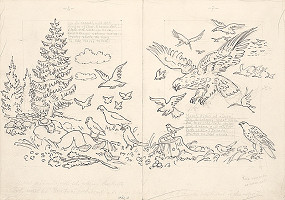 Jan Hála – Štúdia k ilustráciám II. 